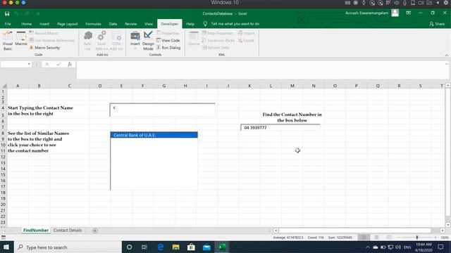 Instant Contact Search Excel File смотреть онлайн