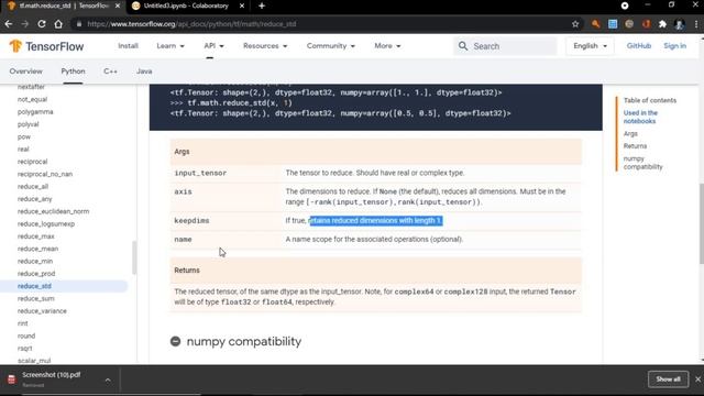 Math module reduce_prod | reduce_std | reduce_sum | reduce_vaiance смотреть онлайн