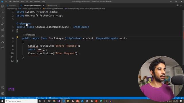 MIDDLEWARE in ASP.NET Core | Getting Started With ASP.NET Core Series смотреть онлайн