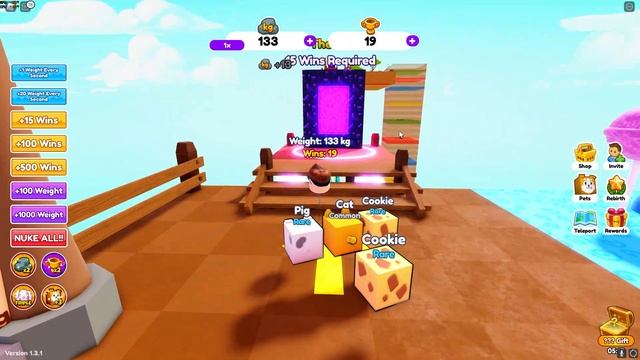 КАЖДУЮ СЕКУНДУ +1 КГ В ROBLOX смотреть онлайн