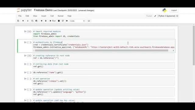 How to Connect Your Python Application to Firebase Realtime Database смотреть онлайн