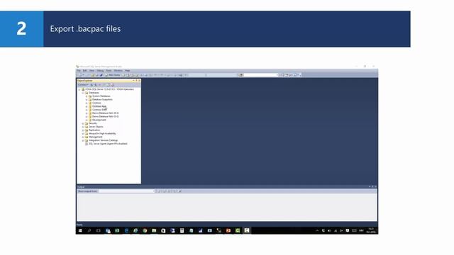 How Do I Create and Upload a SQL bacpac into the Microsoft Dynamics NAV Management Portal смотреть онлайн
