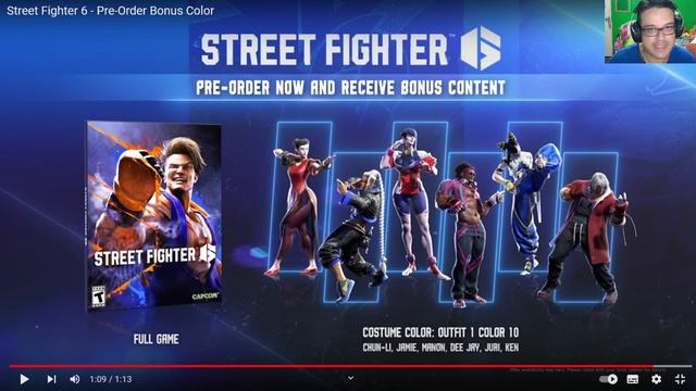 REACT - Street Fighter 6 - Pre-Order Bonus Color смотреть онлайн
