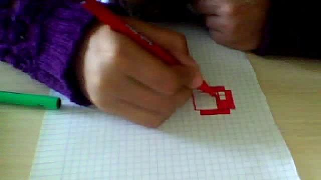 как нарисовать вишенку по клеточкам смотреть онлайн