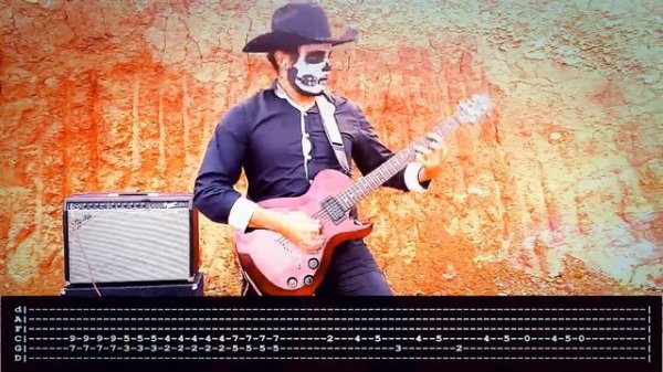 【GHOST】[ Square Hammer ] cover by Masuka | LESSON | GUITAR TAB