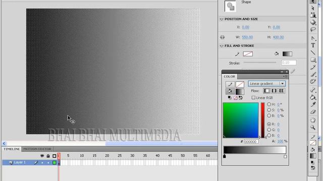 32 Color Gradiant Flash CS5 смотреть онлайн