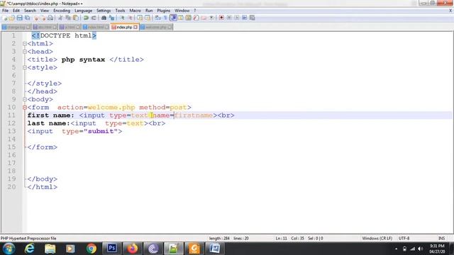 #PHP #HTML #CSS Lecture#07 PHP form Handling смотреть онлайн