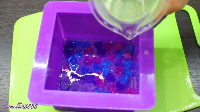 Нарезное мыло "Сердечки" ● Витражное мыло ● Мастер-класс ● МЫЛОВАРЕНИЕ ● Soap making смотреть онлайн