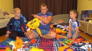НАШ НЕРФ АРСЕНАЛ. MY NERF ARSENAL. BROS SHOW