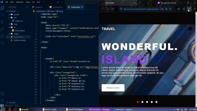 Responsive website with js смотреть онлайн
