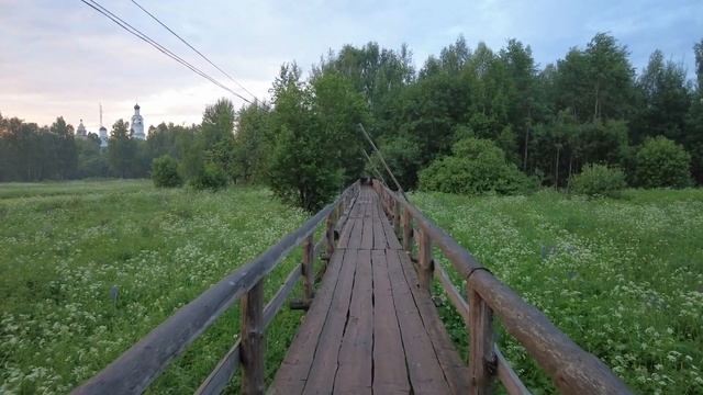 Киржач (Владимирская область) - Типографский мост смотреть онлайн