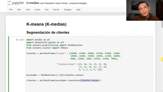 K-means (o K-medias) para detección de Clusters: Algoritmo e implementación con Python смотреть онлайн