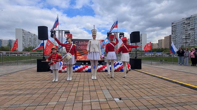 Марш Гренадёр. Ансамбль Мажореток Россиянки ЦСИ Интерталант. 09. 05.2024. смотреть онлайн