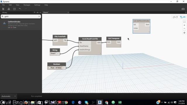 Creating Topography from Excel Data Point in Revit 2017 using Dynamo смотреть онлайн