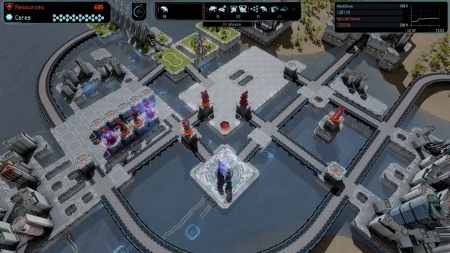 Defense Grid 2 Gold Medal Walkthrough [Hard] Mission 15 Refuge- No Tower Items