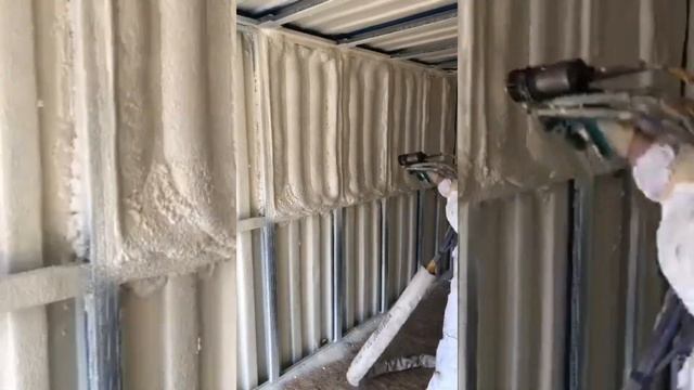 Теплоизоляция контейнера напылением пенополиуретана в г. Иркутске смотреть онлайн