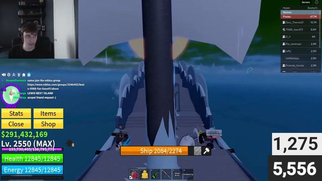 Live Blox Fruit Hunt For Leviathan getting 36 Leviathan Hearts | ?bloxfruit to join смотреть онлайн