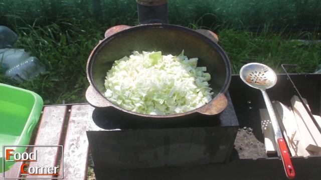 Ленивые голубцы в казане.Как приготовить.Рецепт смотреть онлайн