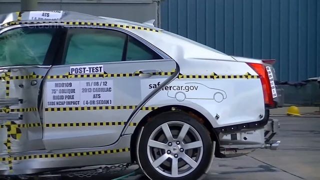 2013~2015 Cadillac ATS Sedan | Documentation for Pole Crash Test | CrashNet1 смотреть онлайн