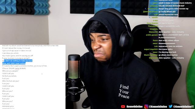 KennethOnline Reacts To SALUKI — HAHAHA | || РЕАКЦИЯ ИНОСТРАНЦА