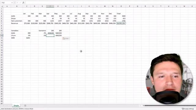 How To Create A SaaS Revenue Forecast Model In Excel смотреть онлайн
