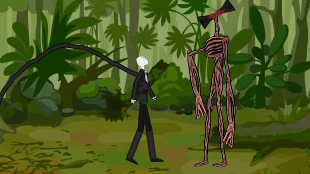 Слендер Мен против Сиреноголовый Slender Man vs Siren Head смотреть онлайн