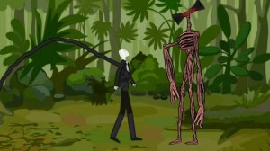 Слендер Мен против Сиреноголовый      Slender Man vs Siren Head