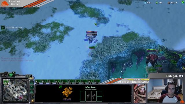 StarCraft 2: ONE BASE NUKE RUSH! смотреть онлайн