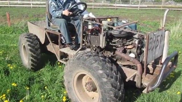 Самодельный трактор вездеход "зубр") смотреть онлайн