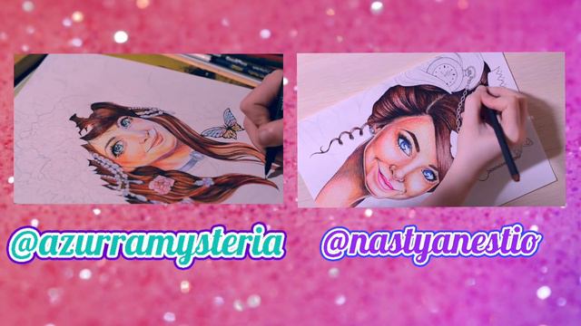 ART BATTLE: nastyanestio vs. azurramysteria | Zoella speed drawing | nastyanestio смотреть онлайн