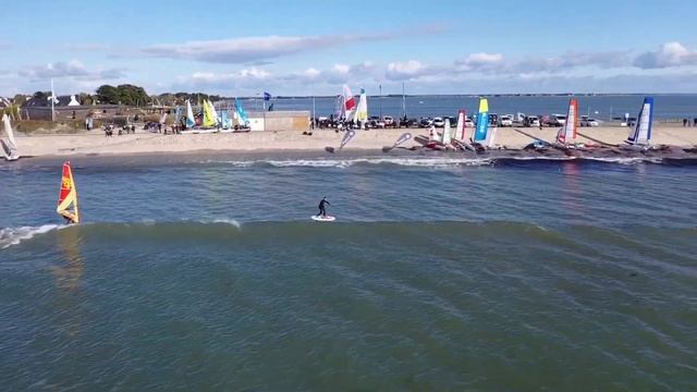 SUP Foil sur des vagues qui ne DÉFERLENT pas - Sroka S-Foil XL 1750cm2 смотреть онлайн