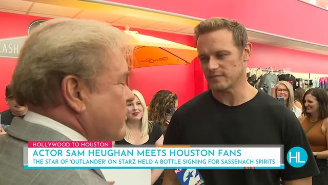‘Outlander’ actor Sam Heughan chats with KPRC 2’s Bill Spencer смотреть онлайн