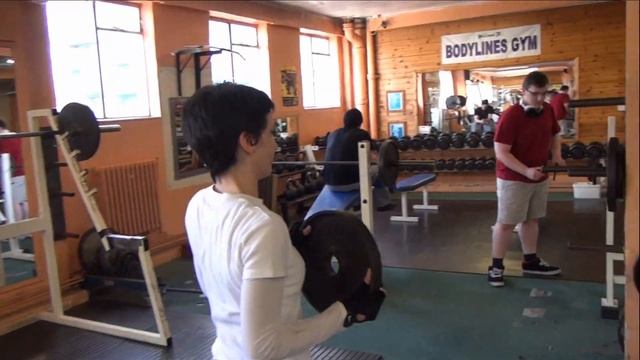 Daniel and Kim weight training #12th April 2013 Bodylines Gym Vox pop 2012-13 смотреть онлайн