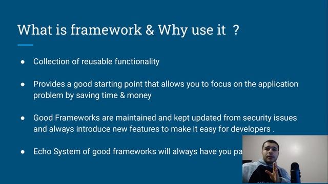 2- What is framework and why use it ? смотреть онлайн