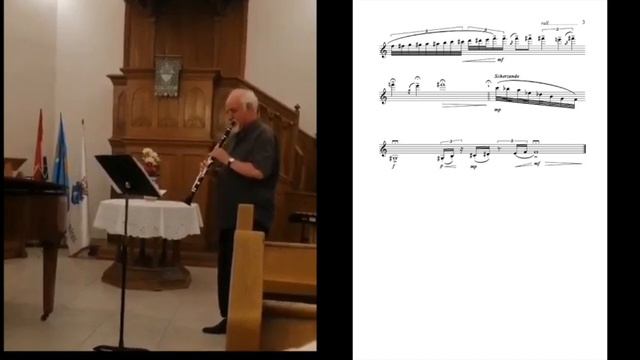 2 PIECES FOR CLARINET - Simone Fontanelli - András Horn, clarinet смотреть онлайн