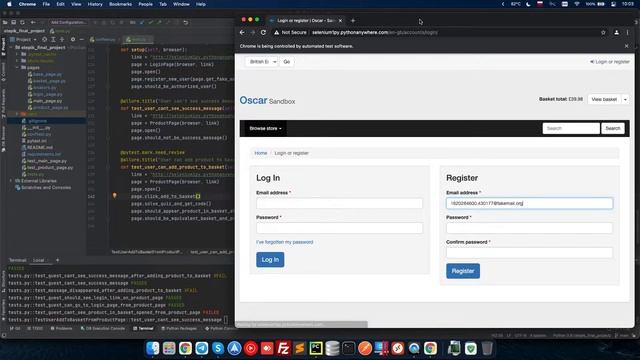 Automation with Selenium webdriver demo смотреть онлайн