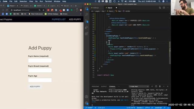 Building a MERN Puppies App, Part 4 смотреть онлайн