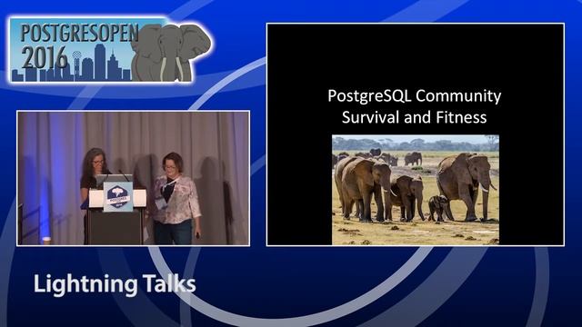 Postgres Open 2016 LightningTalks смотреть онлайн