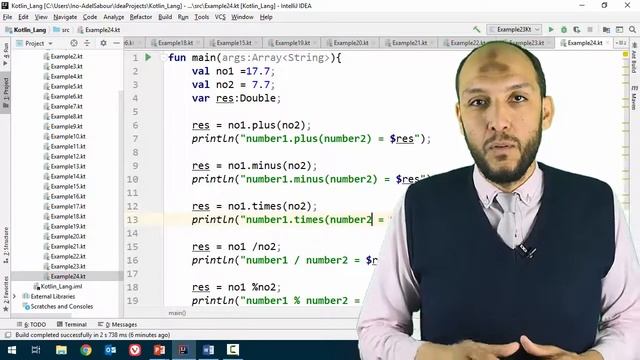 23 Android Kotlin Operators Arithmetic Operators Concatenation Operator Overloading смотреть онлайн