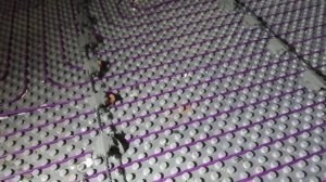 Монтаж водяного теплого пола на маты