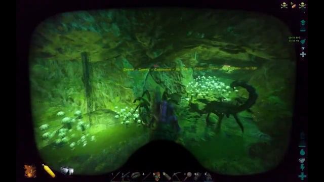 ARK  Survival Evolved новая пещера и новый способ фарма хитина.