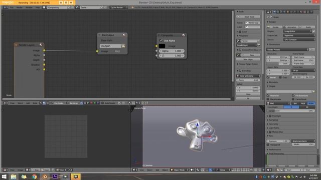 Blender-Render passes as sequences (File Output Node) смотреть онлайн