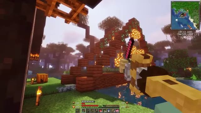 Minecraft (Java) | Valhelsia 2 RAY TRACING | Modded Survival | Nvidia RTX 3070 смотреть онлайн