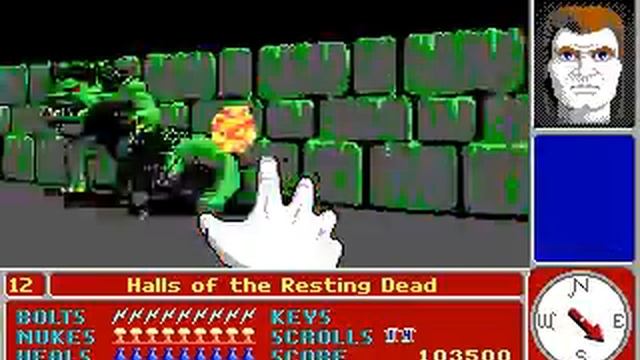[fps|1991] Catacomb 3D: MAP 12 "Catacomb" смотреть онлайн