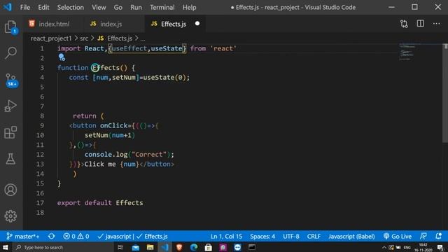 17. useEffect Hook in React JS| React Tutorial in hindi 2020 смотреть онлайн