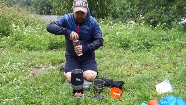 "Мамалыга по походному" рецепт- кукурузная каша с белым сыром: готовим на сублиматах смотреть онлайн