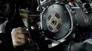 Сборка демпферного сцепления на Урал. Установка КПП с навесным.