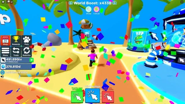 САМЫЕ ЧИТЕРСКИЕ ПИТОМЦЫ В CLICKER SIMULATOR В РОБЛОКС! ROBLOX смотреть онлайн