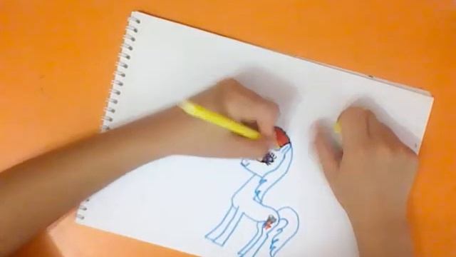 Как нарисовать пони РАДУГУ / ПОНИ / (Часть 1) смотреть онлайн