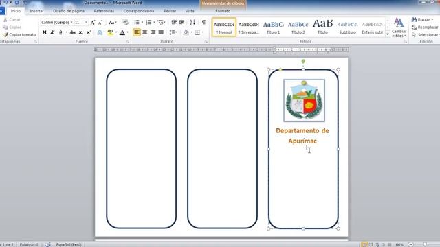 Creación de triptico en Word 2010 смотреть онлайн